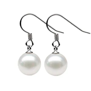 Shell Artificial Pearl Drop Earrings With 925 Sterling Silver Earring Post Simple Elegant Minimalist Fashion Jewelry For Women