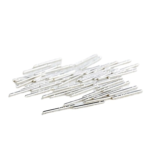 Clous d'oreilles polis en argent sterling 999 pour l'entretien des perçages