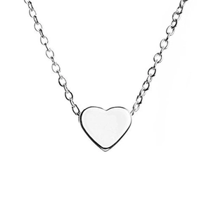 925 Sterlingsilber Herz Anhänger Halskette Für Damen Minimalistisch Zierlich Liebe Herz Choker Verlängerungskette Schmuck Geschenk