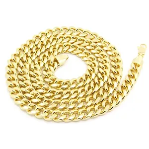 Hip Hop Cuban Link Chain Necklace Gold Silver Plated Alloy Rhinestone Streetwear Punk Jewelry For Unisex Trendy Accessory