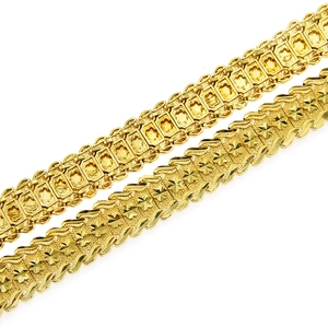 Bracciale hip hop da uomo placcato in oro 18 carati con diamanti e motivo a stelle incise