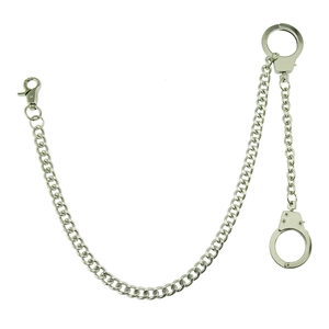 Punk Metal Handcuff Waist Chain For Men Hip Hop Cuban Curb Link Jeans Pants Chain Cool Streetwear Decorative Accessories