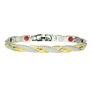 Bracelet de Santé Magnétique en Alliage Vintage pour Hommes Femmes Motif de Dragon Géométrique Chaîne à Maillons Bijoux Mode Accessoire