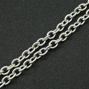 Collier double couche en acier inoxydable avec fermoir OT de style punk et rétro