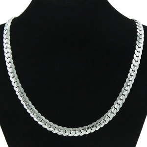 Collier Bracelet Gourmette en Acier Titane Individualiste pour Hommes Femmes Unisexe Hip Hop Streetwear Bijoux en Argent