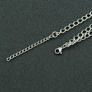 Retro butterfly pearl necklace with silver chain and adjustable lobster clasp extension