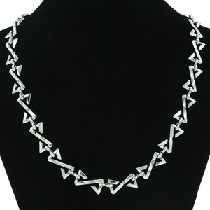 Punk Créatif Lettre Z Collier en Alliage Unisexe Tendance Ins Géométrique Chaîne Cubaine Bracelet Couleur Argent Bijoux Accessoires
