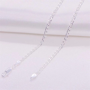 925 Sterling Silver Mariner Chain Necklace For Women Men Minimalist Anchor Link Long Chain Jewelry Unisex Fashion Gift