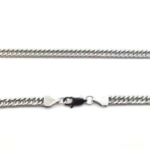 925 Sterling Silver Curb Chain Necklace For Men Fashion Hip Hop Cuban Link Neck Chain Polished Metal Jewelry Gift For Him