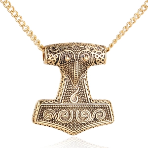 Vintage Wikinger Thor Hammer Mjolnir Edelstahl Anhänger Für Herren Nordische Mythos Mjolnir Anhänger Ohne Kette Schmuck Geschenk