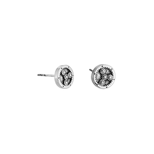 Boucles d'oreilles steampunk vintage avec engrenages mécaniques en argent oxydé