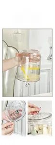 Detail view of clear storage jar with bear handle and leak-proof silicone seal ring