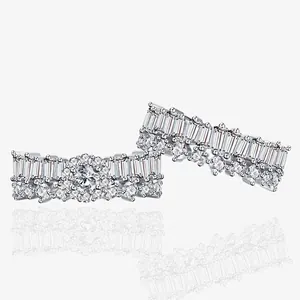 S925 Sterling Silver Snowflake Zirconia Stackable Ring For Women Irregular Elegant Luxury Wedding Finger Jewelry Gift Silver Color