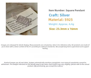 Macro shot of S925 sterling silver scroll pendant engraved with You deserve to be loved