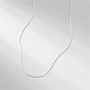 Minimalistische S925 Sterling Silber Kette für den täglichen Lagenlook für Damen