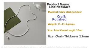 Macro detail of S925 sterling silver snake chain with 2.1mm width and polished finish