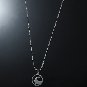 Edelstahl Fitness Muskulöser Arm Anhänger Halskette Rund Hohl Bizeps Kugelkette Gym Sportlich Hip Hop Schmuck Unisex