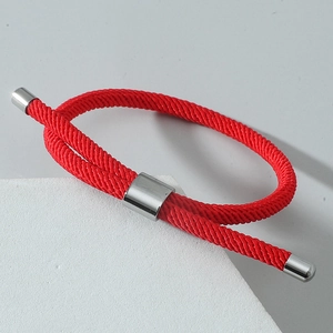 Bracelet Tressé en Cordon Milanais Réglable Minimaliste pour Hommes Femmes Couple Bracelet en Corde Tissé à la Main Bijoux de Mode Quotidienne