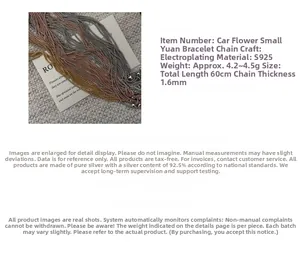 Detailed view of S925 sterling silver chain necklaces in gold and rose gold finishes