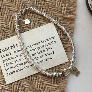 Minimalist 925 Sterling Silver Cat And Fish Beaded Bracelet For Women Adjustable Smile Charm Individual Fashion Jewelry Gift