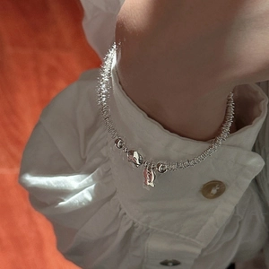 S925 sterling silver beaded bracelet with fish charm and smile engraving on wrist