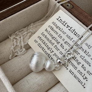 S925 Sterlingsilber Flaschenkürbis Anhänger Halskette Für Damen Matt Finish Wu Lou Minimalistisch Verstellbare Lange Kette Schmuck Geschenk