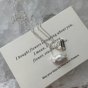 925 Sterling Silver Irregular Rock Geometric Pendant Necklace For Women Vintage Minimalist S925 Silver Clavicle Chain Jewelry Gift