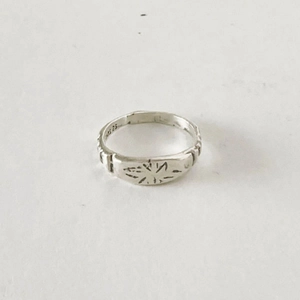 Bague Vintage en Argent Sterling 925 Minimaliste Pour Femme Gravure d'Étoile Géométrique Bague Empilable Bijoux Cadeau