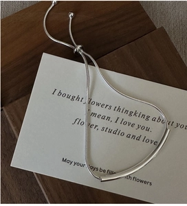 Detailed view of silver snake chain bracelet with adjustable sliding ball clasp and tube