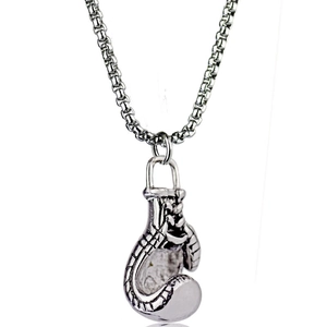 Edelstahl Boxhandschuh Anhänger Halskette Für Herren Fitness Sport Schmuck Hip Hop 304 Edelstahl Venezianerkette Halskette