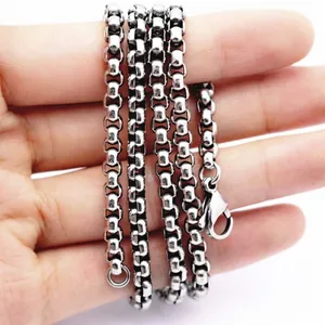Men stainless steel Thor hammer pendant with box chain and lobster clasp closure