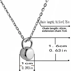 Größentabelle für den Kettlebell-Anhänger mit 42cm Kette und 1,6cm Anhängerhöhe