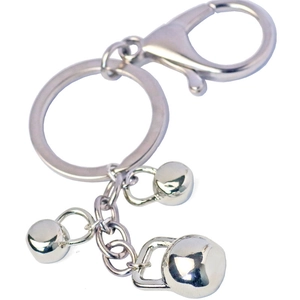 Porte-clés Kettlebell en Métal Pendentif Fitness Musculation Fermoir Mousqueton Anneau pour Hommes Femmes Accessoires de Sac à Dos