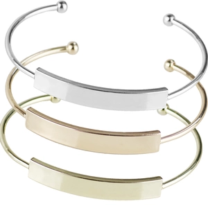 Polished titanium steel pet ID necklaces in silver, rose gold, and gold finishes