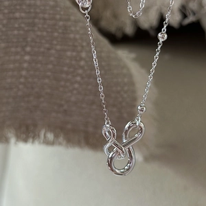 925 Sterling Silver Infinity Magnetic Bracelet For Women Minimalist Dainty Bead Chain Link Jewelry Anniversary Gift For Her