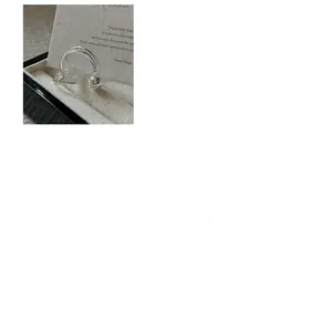 Detail view of S925 sterling silver ring with brushed texture weighting 5.6-5.9 grams
