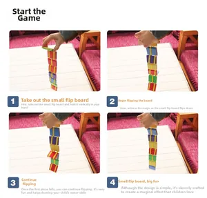 Detailed view of Jacob's Ladder wooden toy showing classic physical movement and steps