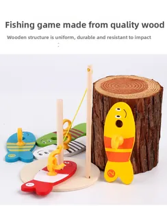 Macro shot of durable natural wooden fish toy showing smooth texture and uniform structure