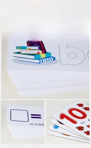 Détails des cartes éducatives en carton épais avec coins arrondis pour enfants
