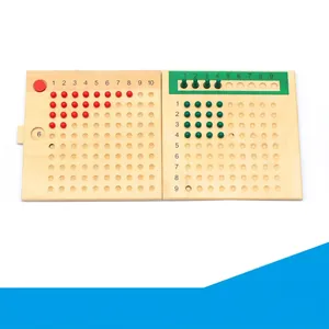 Wooden Montessori Math Teaching Aids Multiplication And Division Board Set Professional Early Educational Learning Toy For Kids