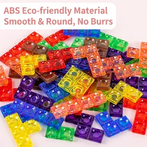 Blocs de puzzle 3D en ABS écologique avec bords lisses pour le jeu d'enfants