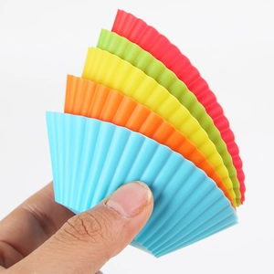 Lot de caissettes en silicone colorées pour motricité fine et tri des nombres