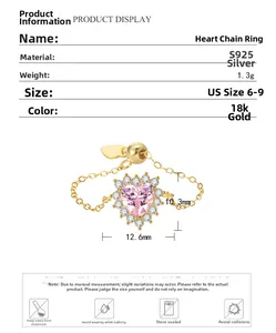 Detail view of 925 silver heart ring dimensions measuring 10.3mm by 12.6mm in size