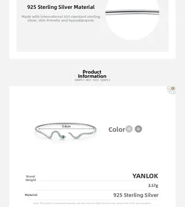 Infografica del bracciale a serpente in argento S925 con dimensioni e peso dettagliati
