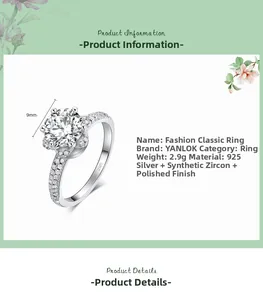 Detail view of S925 silver crown ring showing a 9mm round cubic zirconia stone