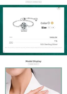 Detail showing 6mm round cubic zirconia on a minimalist 925 silver chain ring