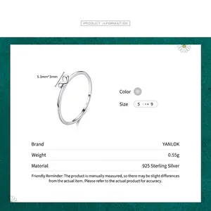 925 Sterling silver heart ring featuring a 5.3x3mm charm and minimalist slim band