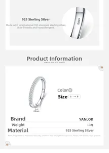 Detailed view of S925 sterling silver ring featuring double row micro-pave setting and 2.2mm width
