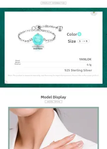 Macro view of 6mm round Paraiba tourmaline stone and S925 silver chain ring detail