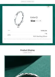 Vue détaillée de la bague poisson en argent 925 montrant 3 mm de large et 1,3 g de poids